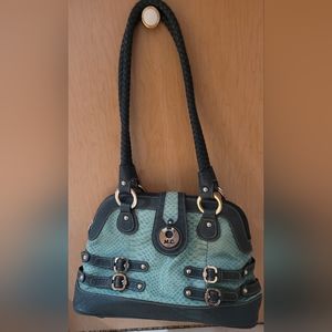 Aqua Colored Shoulder Purse